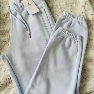 Jordan Light Blue Fleece Jogger Sweatpants